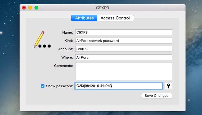 Show Password On Mac For Wifi